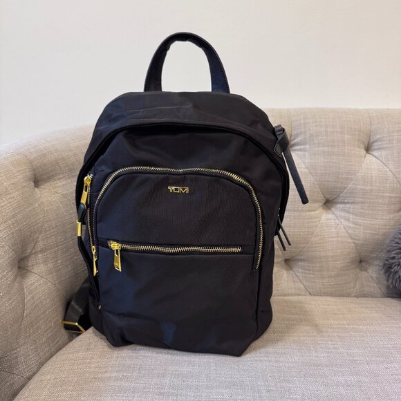 Tumi women Voyageur Halsey black Backpack